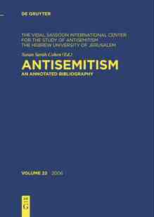 【预订】ANTISEMITISM 2006 ANTISEM 22 9783598237225