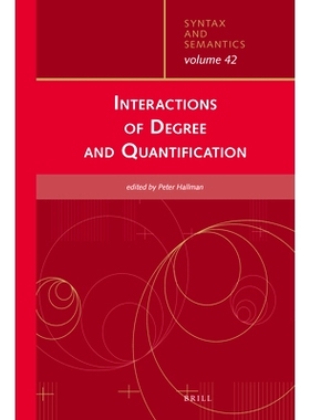 预订 Interactions of Degree and Quantification 度与量化的交互作用: 9789004431119