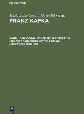 【预订】Bibliographie der Primärliteratur 1908–1997/ Bibliography of Prim 9783907820643