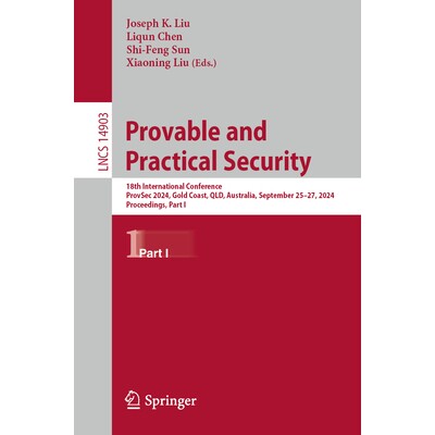 18th International Conference, ProvSec 2