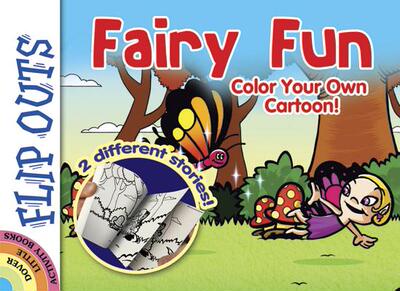 【预订】Flip Outs -- Fairy Fun: Color Your Own Cartoon!