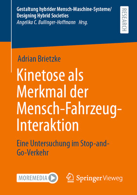 预订 Kinetose als Merkmal der Mensch-Fahrzeug-Interaktion