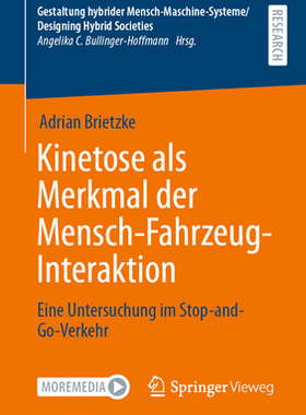 预订 Kinetose als Merkmal der Mensch-Fahrzeug-Interaktion