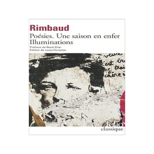现货 法语原版 兰波诗选 Poesies Rimbaud Saison 超实主义诗歌 阿蒂尔·兰波 Jean Nicolas Arthur Rimbaud 法国经典诗歌集