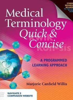 预订 Medical Terminology Quick & Concise: A Programmed Learning Approach: A Programmed Learning Approach 医学术语:快速和