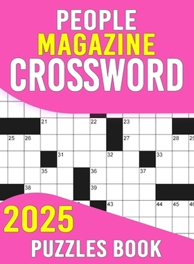 预订 People Magazine Crossword Puzzles Book 2025: Explore History, Celebrities, and More in Every Puzzle!: 9798328591027
