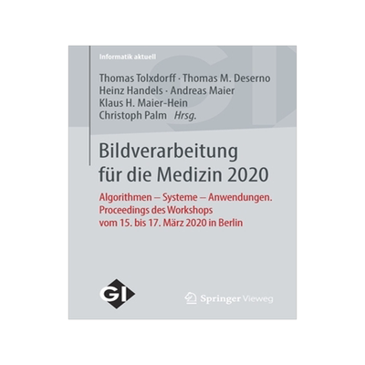 预订 Bildverarbeitung für die Medizin 2020