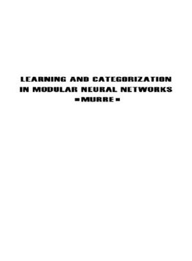 【预订】Learning and Categorization in Modular Neural Networks