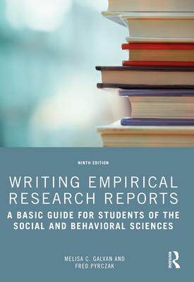 [预订]Writing Empirical Research Reports: A Basic Guide for Students of the Social and Behavioral Sciences 9781032136806