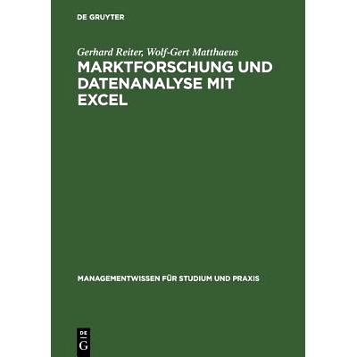 预订 Marktforschung und Datenanalyse mit EXCEL: 9783486253948