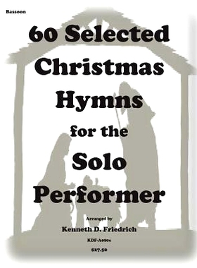预订 60 Selected Christmas Hymns for the Solo Performer-bassoon version: 9781501061042