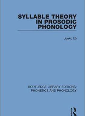 【预售】Syllable Theory in Prosodic Phonology