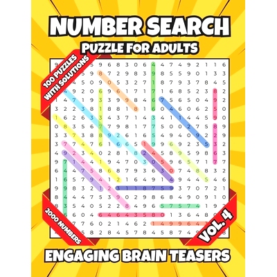 预订 Number Search Puzzle for Adults: Engaging Brain Teasers - Vol. 4: Elevate Your Puzzle-Solving Expertise with 100 Ne
