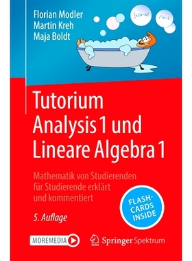 预订 Tutorium Analysis 1 Und Lineare Algebra 1: Mathematik Von Studierenden Für Studierende Erklärt Und Kommentiert: 9