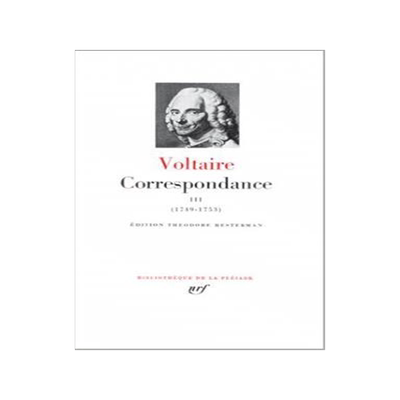 [预订]Correspondance, Vol. 3. Janvier 1749-décembre 1753 9782070108077