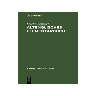 [预订]Altenglisches Elementarbuch 9783110045659