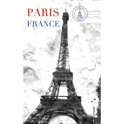预订 Eiffel Tower Paris black and white creative blank journal: Eiffel Tower Paris black and white creative blank journa