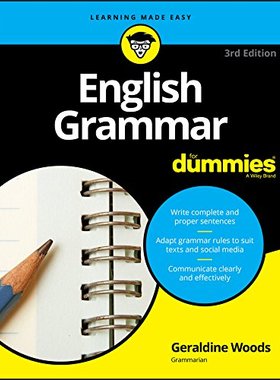 预订 英文原版 英语语法傻瓜书 第三版 English Grammar For Dummies 3E