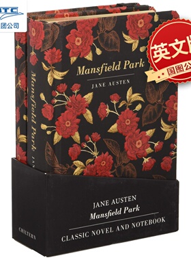 现货曼菲尔德庄园 书+笔记本 礼品收藏套装 Chiltern Classic 复古经典系列 精装英文原版小说  Mansfield Pack Gift Pack 简·奥