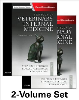 预订 Textbook of Veterinary Internal Medicine Expert Consult 兽医内科学教材，第8版