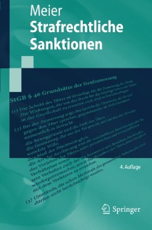 【预订】Strafrechtliche Sanktionen