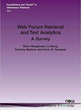 【预售】Web Forum Retrieval and Text Analyti...