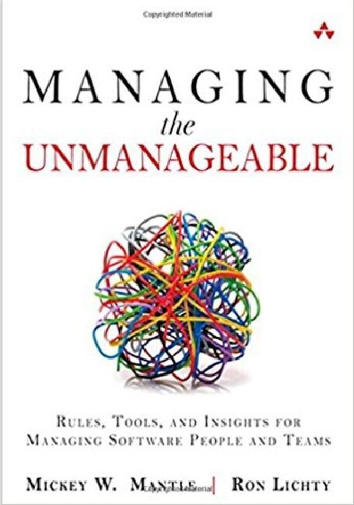 【预订】managing the unmanageable: rules, to.