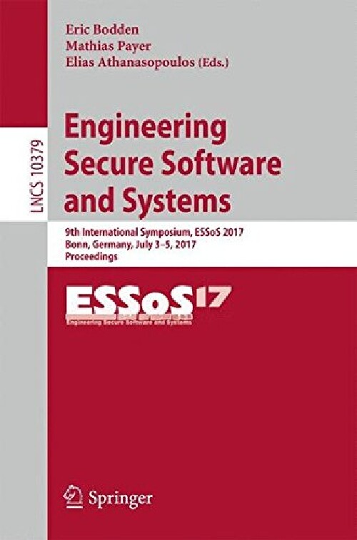 【预订】Engineering Secure Software and Syst...
