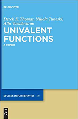【预售】Univalent Functions