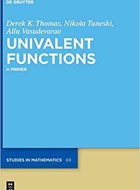 【预售】Univalent Functions
