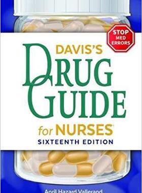 【预售】Davis’s Drug Guide for Nurses