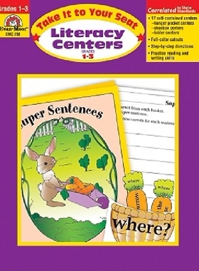 【预订】Literacy Centers Grades 1-3