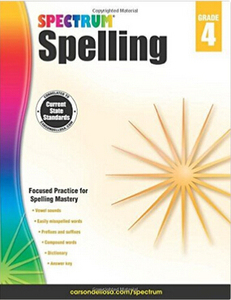 Spectrum Spelling, Grade 4 英文原版 Spectrum 拼写，4年级