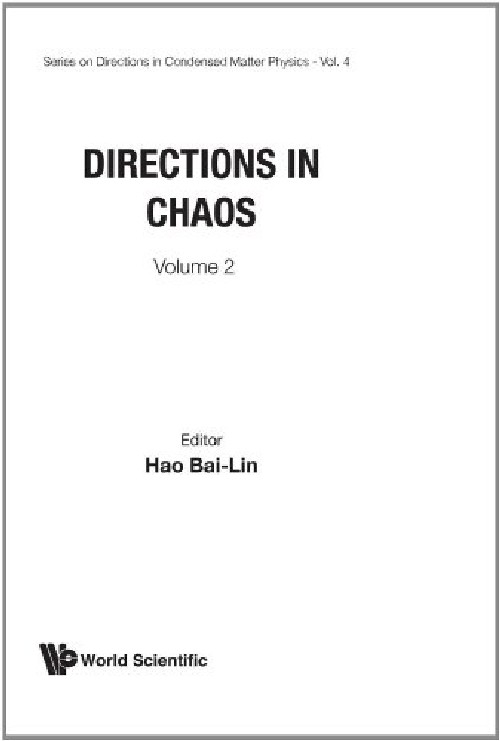 【预订】directions in chaos - volume 2