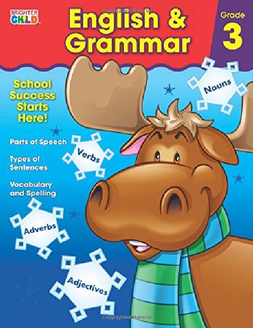 【预订】english & grammar workbook, grade 3.