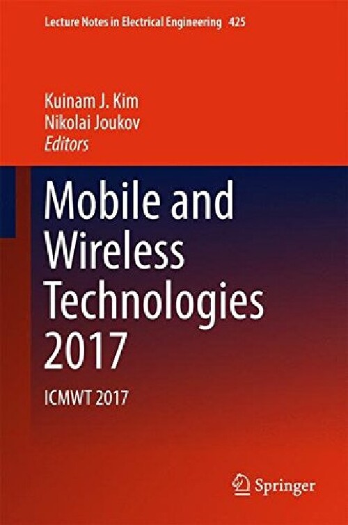 【预订】Mobile and Wireless Technologies 201...