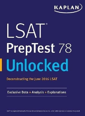 【预订】LSAT Preptest 78 Unlocked: Exclusive...