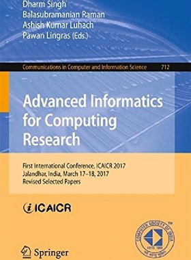 【预订】Advanced Informatics for Computing R...