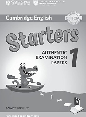 【预订】Cambridge English Starters 1 for Rev...