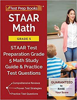 【预售】Staar Math Grade 5: Staar Test Prepa...