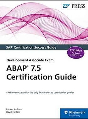 【预售】ABAP 7.5 Certification Guide: Develo...