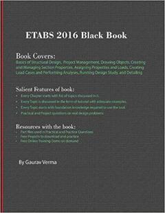 【预售】Etabs 2016 Black Book