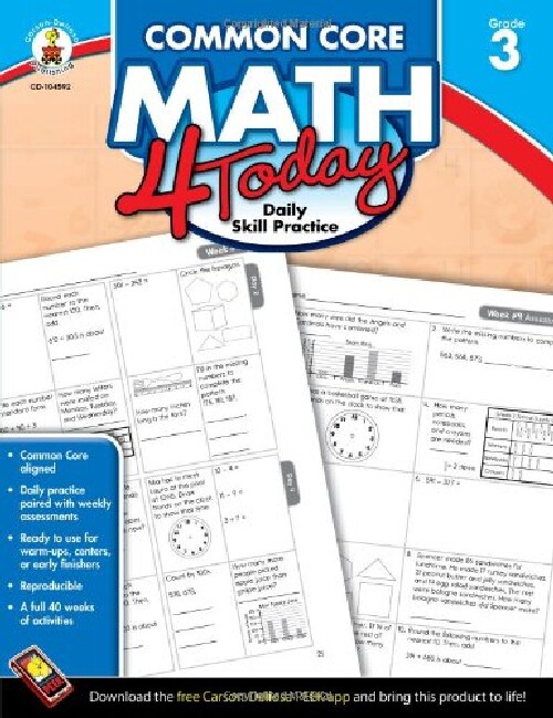【预订】Common Core Math 4 Today, Grade 3: D...