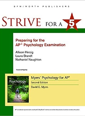 【预订】Strive for 5: Preparing for the AP P...