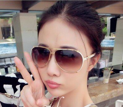 景甜刘钰懿同款太阳镜Chicago2百搭大框弹弓腿刘美人同款偏光墨镜