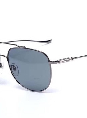 墨镜欧美金属方框复古风太阳镜