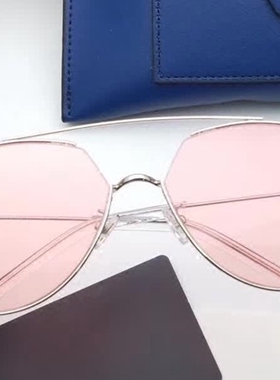 墨镜时尚风果冻色彩片太阳眼镜