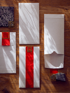 传统厚宣纸手工做的中式信封文艺经典正式重要场合用新年礼物