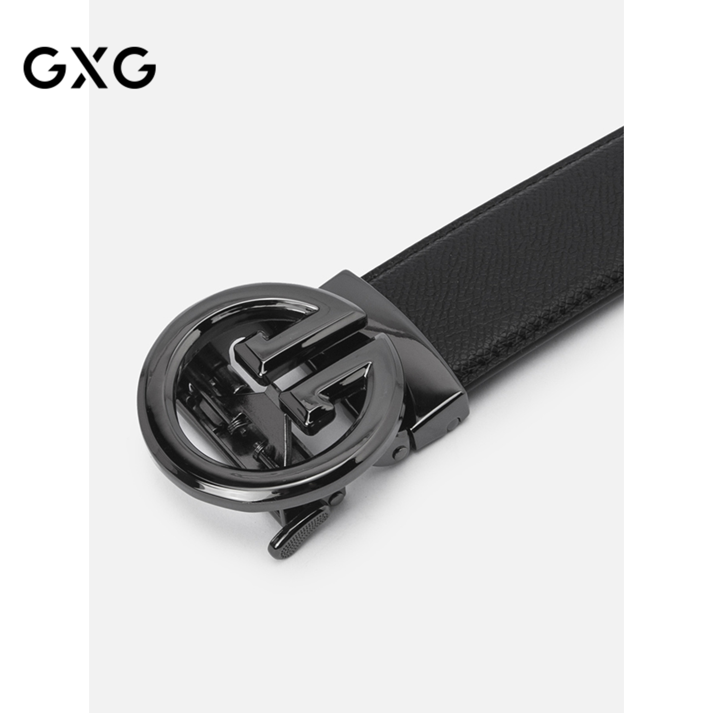 GXG男士真皮自动扣皮带年轻