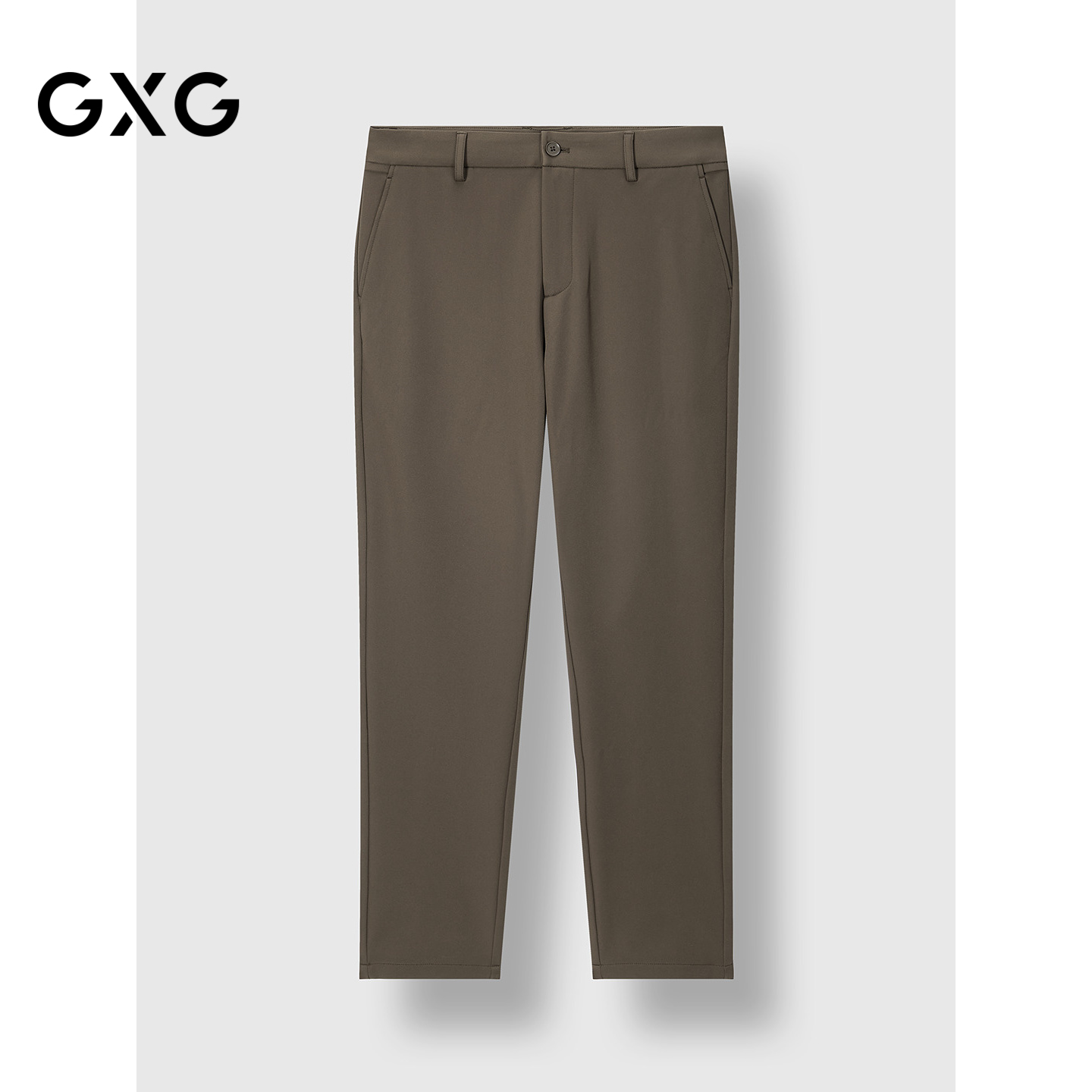 GXG男装 四面弹小脚西裤修身通勤西装裤男休闲长裤 2025冬季新品